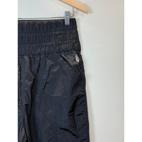 Free People Movement Women's Size Medium Black Way Home Joggers Smocked Waist - Picture 7 of 10